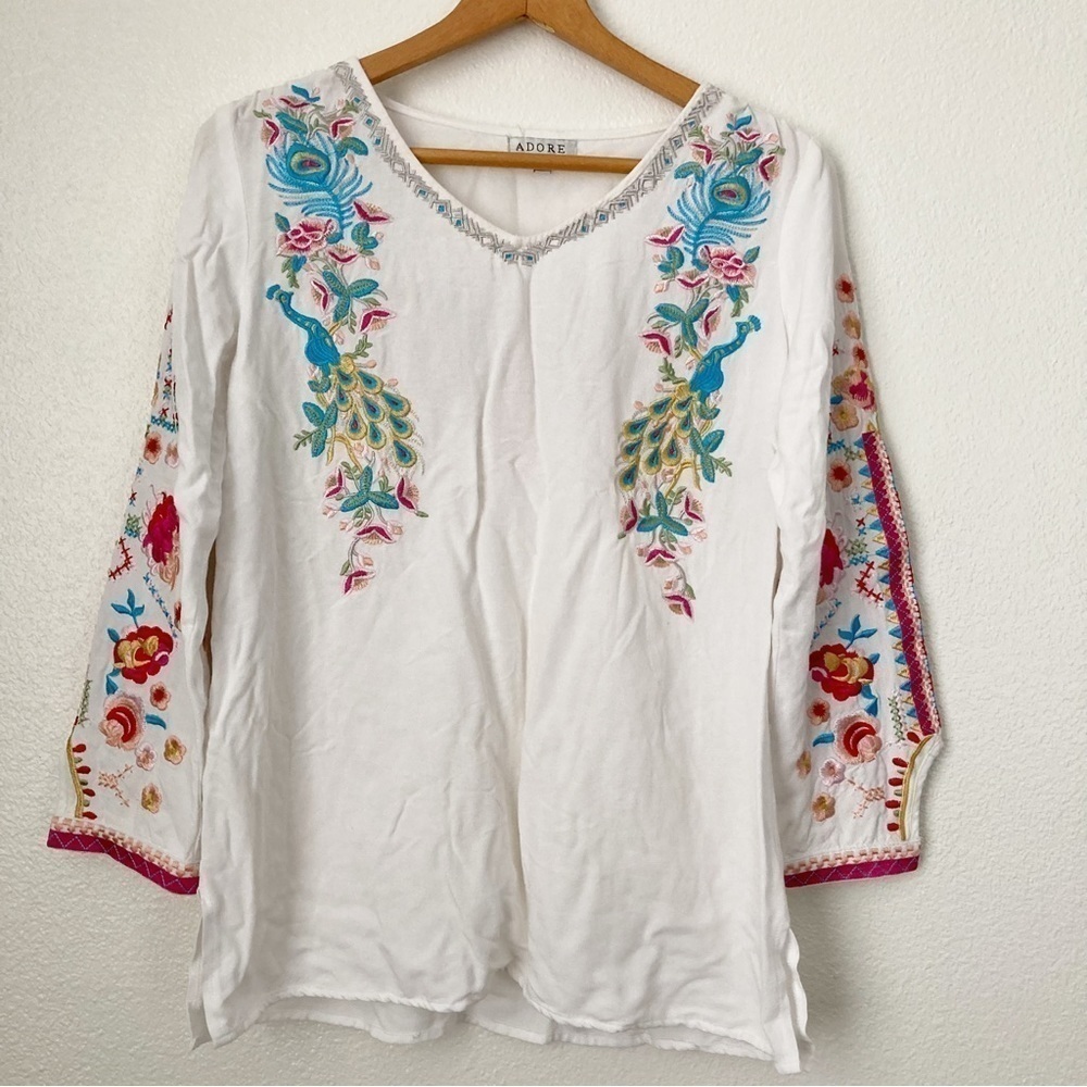 Adore Floral Embroidered Blouse | Size S